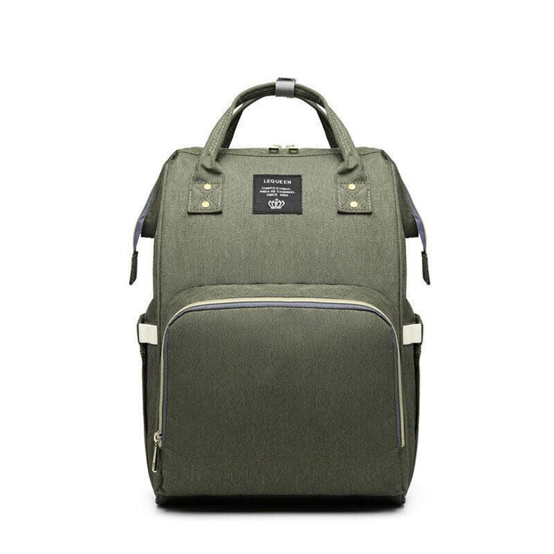 Luxury Multifunctional Diaper Nappy Backpack Maternity Mummy Changing Bag - Wavy Grain - SuperSaverAU - view 11