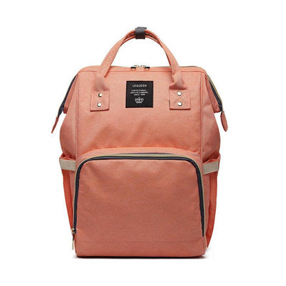 Luxury Multifunctional Diaper Nappy Backpack Maternity Mummy Changing Bag - Light Gray