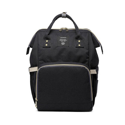 Luxury Multifunctional Diaper Nappy Backpack Maternity Mummy Changing Bag - Dark Gray