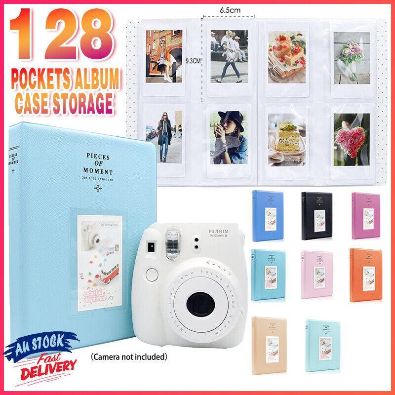 Premium Blue 128 Pocket Polaroid FujiFilm Photo Album