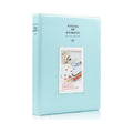 Premium Sky Blue 128 Pocket Polaroid FujiFilm Photo Album