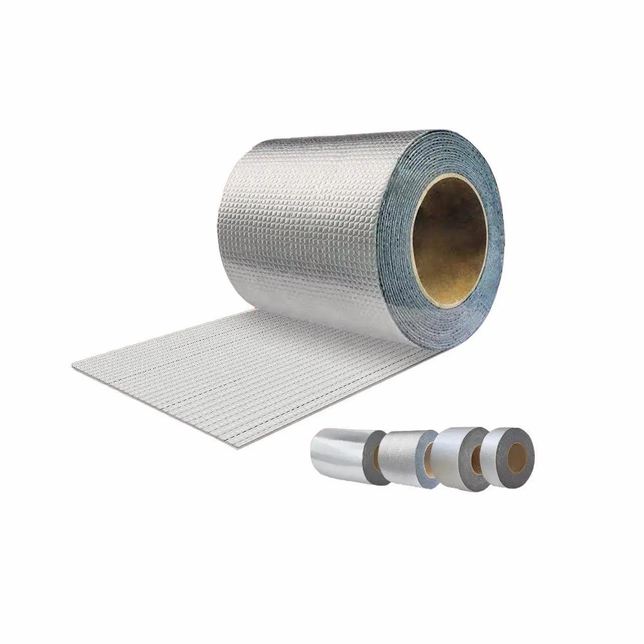 Premium Butyl Rubber Aluminium Foil Waterproof Tape - 20cm x 5m