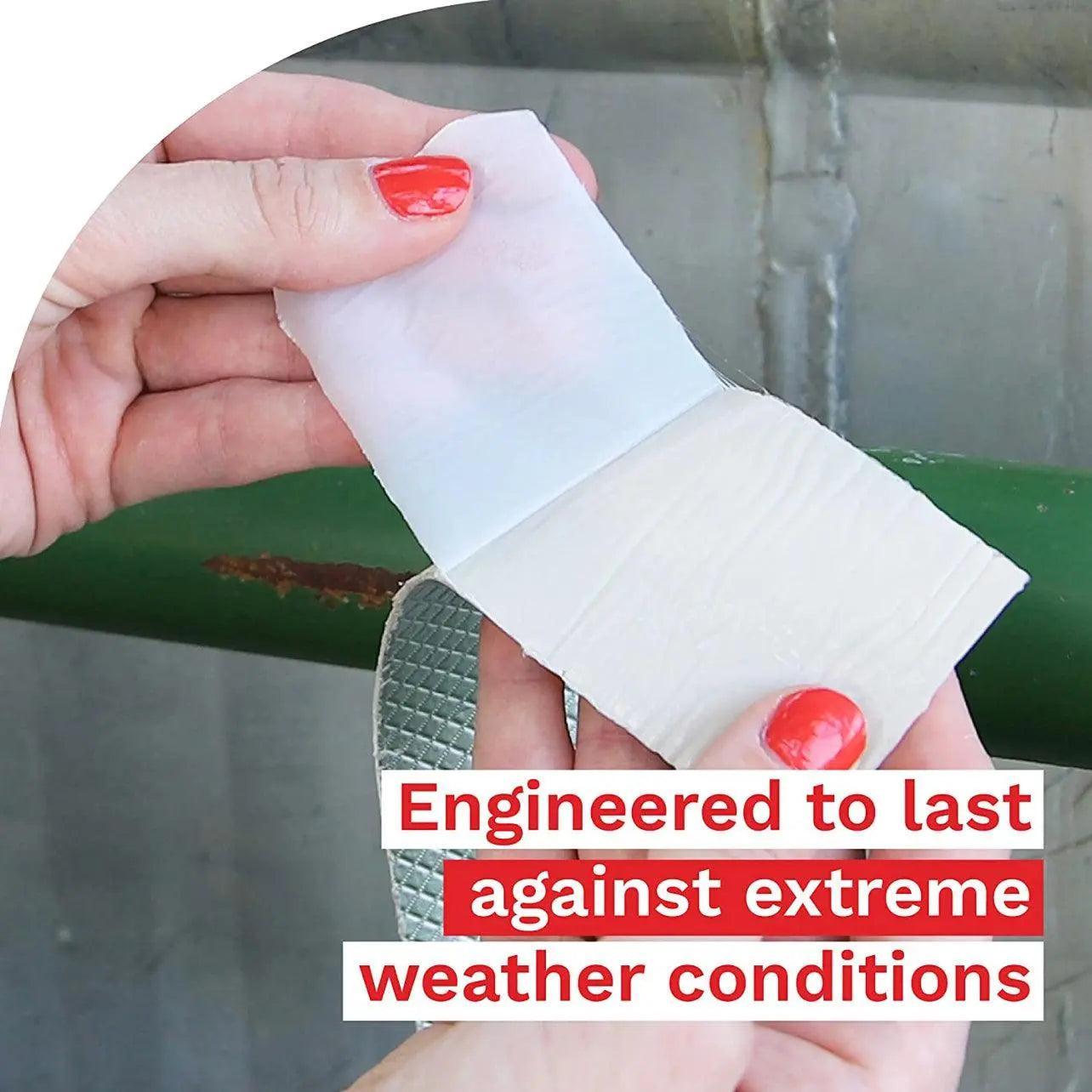 Premium Butyl Rubber Aluminium Foil Waterproof Tape - 20cm x 5m