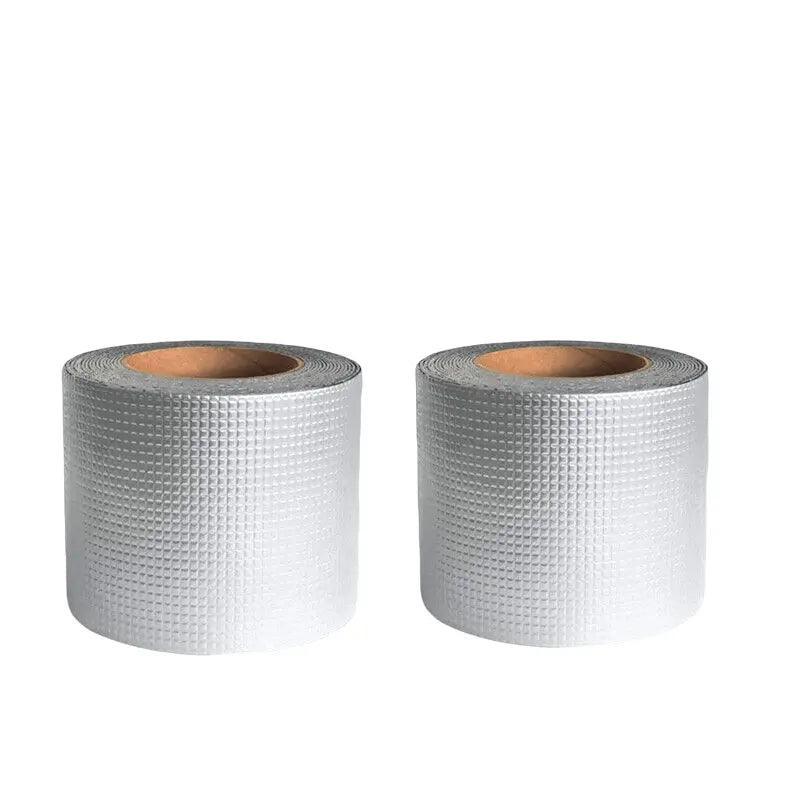 Premium Butyl Rubber Aluminium Foil Waterproof Tape - 20cm x 5m