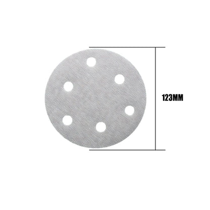 80 120 240 Grit 5-Inch 6-Hole Sanding Discs - 100 Pack