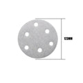 Premium Hook & Loop Sanding Discs 400 Grit 8-Hole - 123mm, 100 Pack