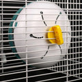 Premium Hamster Guinea Pig Running Disc Wheel - Blue 21cm