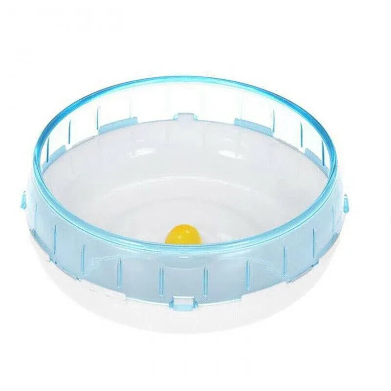 Premium Hamster Guinea Pig Running Disc Wheel - Blue 21cm