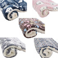 Premium Soft Pet Cushion Mattress Warm Pad - Navy Cat S