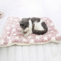 Blue Whitestar L Size Puppy Dog Cat Cushion Mattress Blanket Bed - Soft, Warm, Foldable - SuperSaverAU - view 4