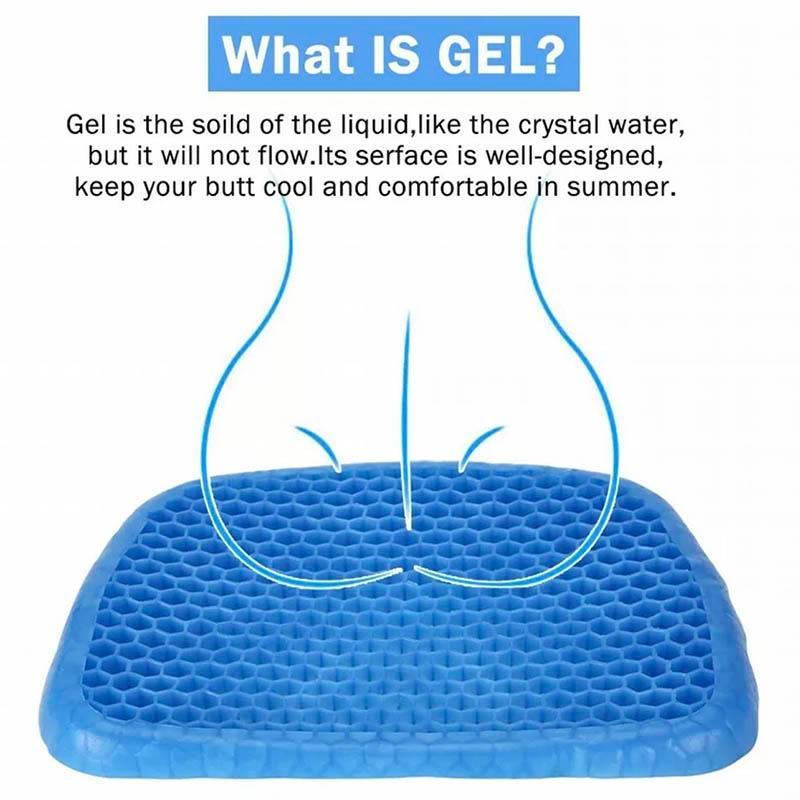 Premium Gel Honeycomb Seat Cushion – 1000g 44 x 36.5 x 4.5cm