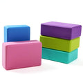 Premium 2PCS Non-Toxic EVA Yoga Blocks for Pilates & Stretching - Green