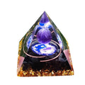 Premium Orgonite Pyramid Decor – Purple 50 x 50mm