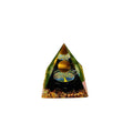 Premium Orgonite Pyramid Decor – Green Tree 50 x 50mm