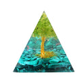 Orgone Pyramid - Amethyst Crystal Sphere & Obsidian - 60mm x 60mm - Handmade Energy Transformer - SuperSaverAU - view 5