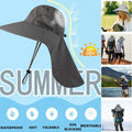 Premium Navy Unisex Neck Flap Outdoor Fishing Hat