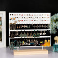 Premium Black 3 Tier Earring Display Stand 144 Hole Jewellery Organiser