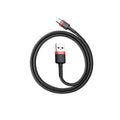 Baseus USB to Type C Charger Cable 3A Fast Charging - Red & Black 1M (2PCS) - SuperSaverAU - view 2