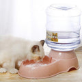 Automatic 3.8L Water Feeder & Food Dispenser for Dogs, Cats & Puppies - Pink - SuperSaverAU - view 1