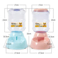 Automatic 3.8L Water Feeder & Food Dispenser for Dogs, Cats & Puppies - Pink - SuperSaverAU - view 3