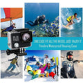 Premium Waterproof Housing Case for GoPro Hero 3+ Hero 4