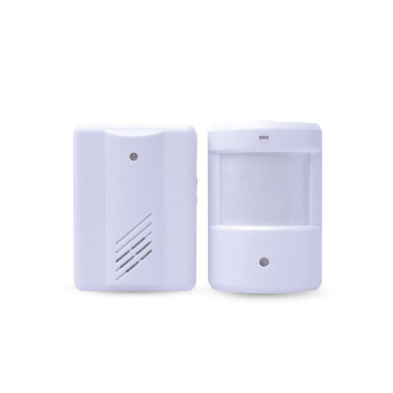 Wireless PIR Motion Sensor Door Chime Alarm - 2 Receivers + 1 Sensor