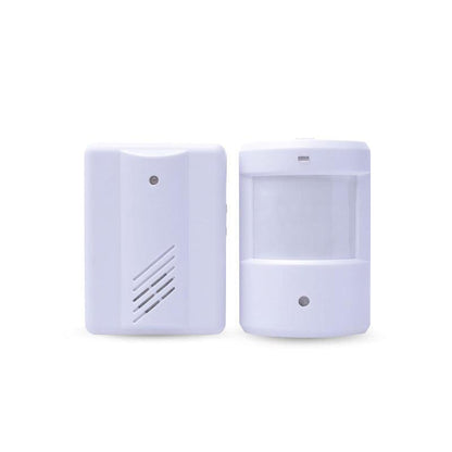 Wireless PIR Motion Sensor Door Chime Alarm - 1 Receiver + 2 Sensors
