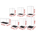 Premium Clear Acrylic Display Case – Dustproof 18.3 x 14.4 x 37.2cm