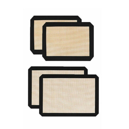 Silicone Baking Mat Non Stick Reusable Sheet for Pastry Dough Cookie Oven Bakeware - Grey 2PCS(2*60X40CM)