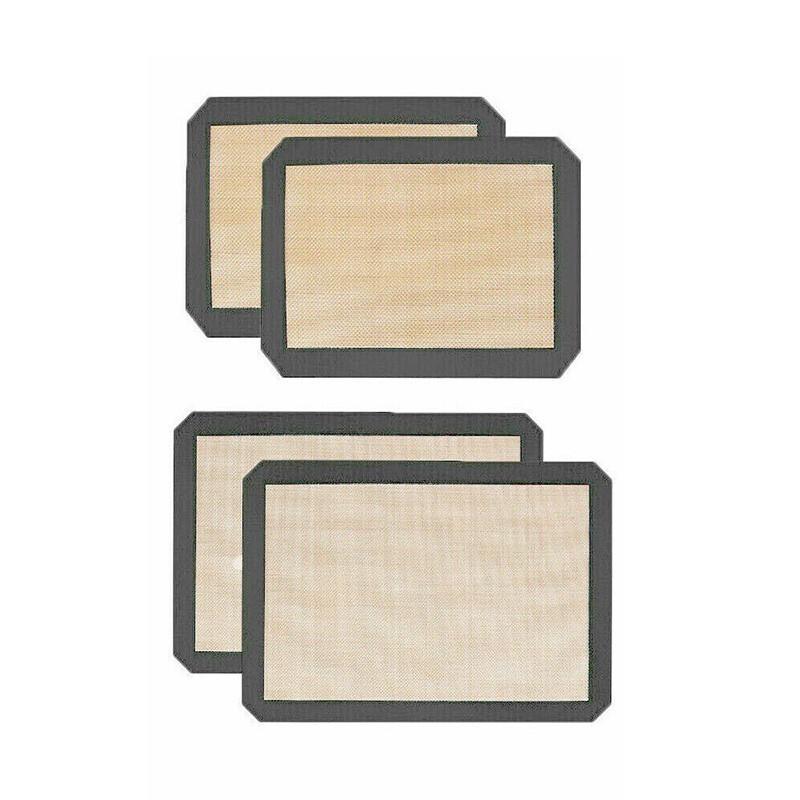Silicone Baking Mat Non Stick Reusable Sheet for Pastry Dough Cookie Oven Bakeware - Red 2PCS(2*60X40CM) - SuperSaverAU - view 6