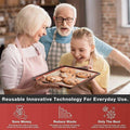 Silicone Baking Mat Non Stick Reusable Sheet for Pastry Dough Cookie Oven Bakeware - Grey 4PCS(2*30X21+2*42X29.5CM) - SuperSaverAU - view 3