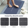 Premium Super Absorbent Bath Mat – Blue Rectangle 40 x 60cm