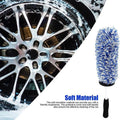 Premium Blue White Soft Alloy Wheel Cleaning Brush 44.5cm