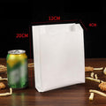 1000PCS Oil-proof Takeaway Paper Bags for Premium Takeout Supply - White-22*15*5cm - SuperSaverAU - view 4