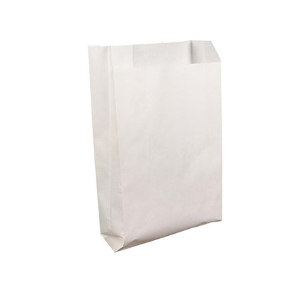 1000PCS Oil-proof Takeaway Paper Bags for Premium Takeout Supply - Smiling faces-23*13*7cm