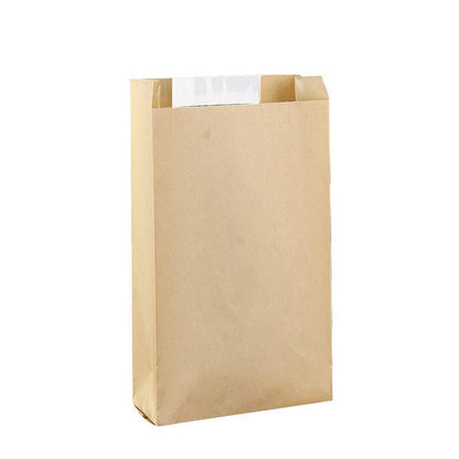 Kraft Paper Takeaway Bags 200PCS for Food Packaging