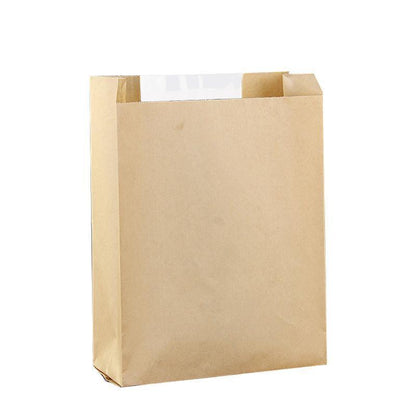 Kraft Paper Takeaway Bags 200PCS for Food Packaging
