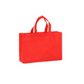 100PCS Reusable Non Woven Shopping Bags Eco Friendly Washable Tote Bags Red - 38X30X10CM - SuperSaverAU - view 5