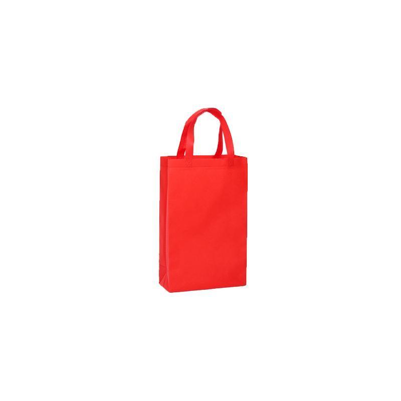 100PCS Reusable Non Woven Shopping Bags Eco Friendly Washable Tote Bags Red - 38X30X10CM - SuperSaverAU - view 8