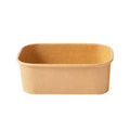 Kraft Paper Bowl for Takeaway Leak-Proof Disposable Food Container - White-Paper Lid-300pcs - SuperSaverAU - view 6