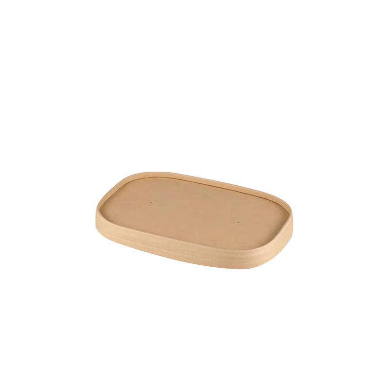 Kraft Paper Bowl for Takeaway Leak-Proof Disposable Food Container - White-Paper Lid-300pcs - SuperSaverAU - view 8
