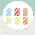 100X Colourful Plaid Kraft Paper Bag Candy Cookie Snack Cake Gift Bags 9X6X18cm - Blue - SuperSaverAU - view 3