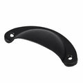 Premium Modern Cup Cabinet Handles – Black 30 Pack with Screws