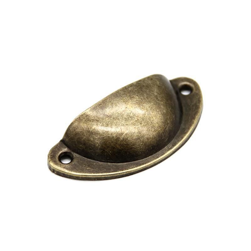 Premium Modern Cup Cabinet Handles – Black 30 Pack with Screws