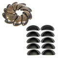Premium Modern Cup Cabinet Handles – Bronze 30 Pack with Screws