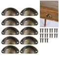 Premium Modern Cup Cabinet Handles – Bronze 30 Pack with Screws