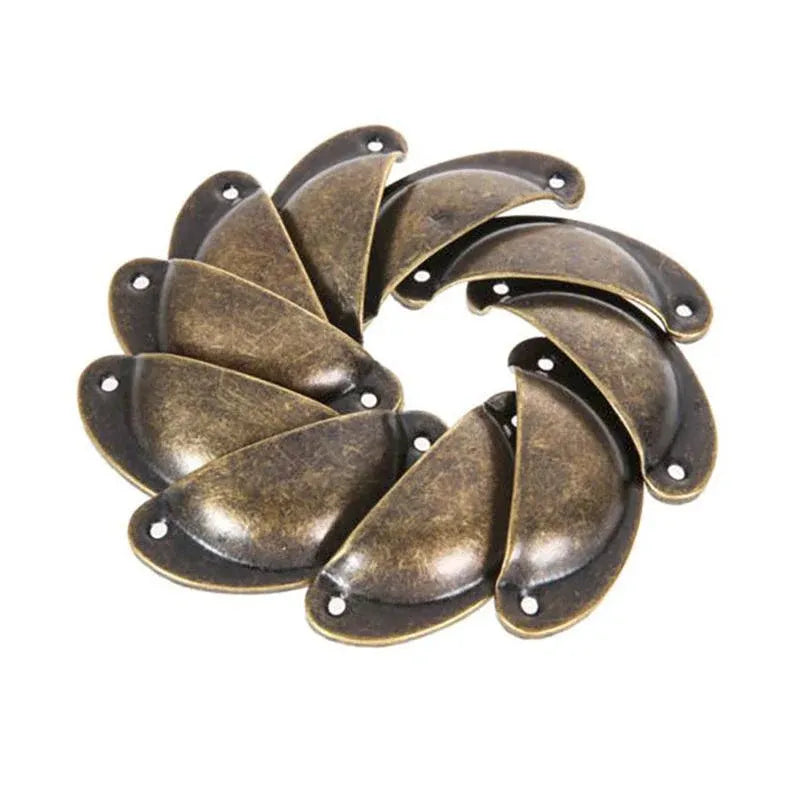 Premium Modern Cup Cabinet Handles – Bronze 30 Pack with Screws