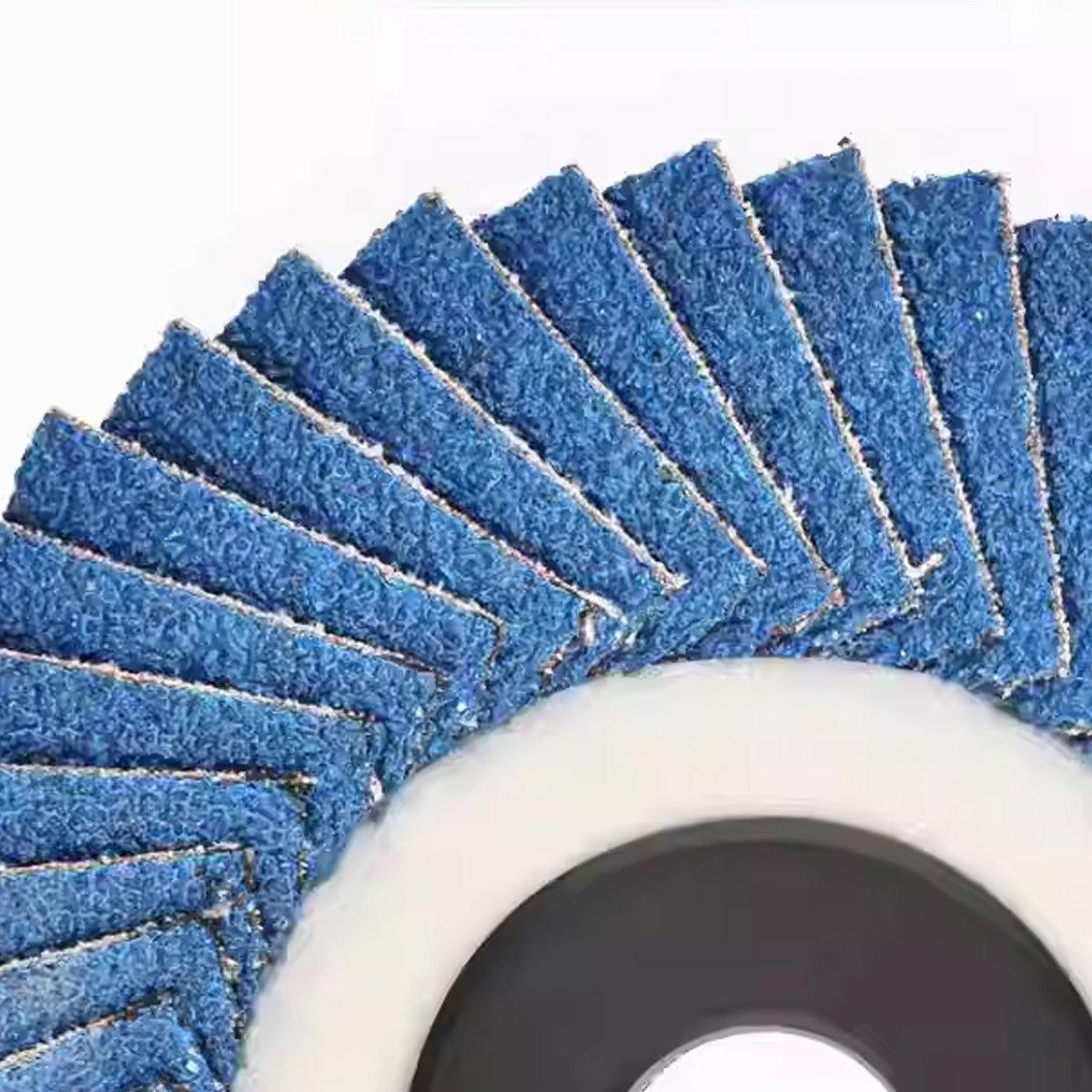 Premium Flap Disc Angle Grinder Wheels - 40 Grit, 10 Pack