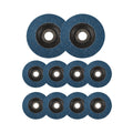 Premium Flap Disc Angle Grinder Wheels - 40 Grit, 10 Pack