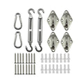 Premium Stainless Steel Shade Sail Fittings – 8 Piece Set